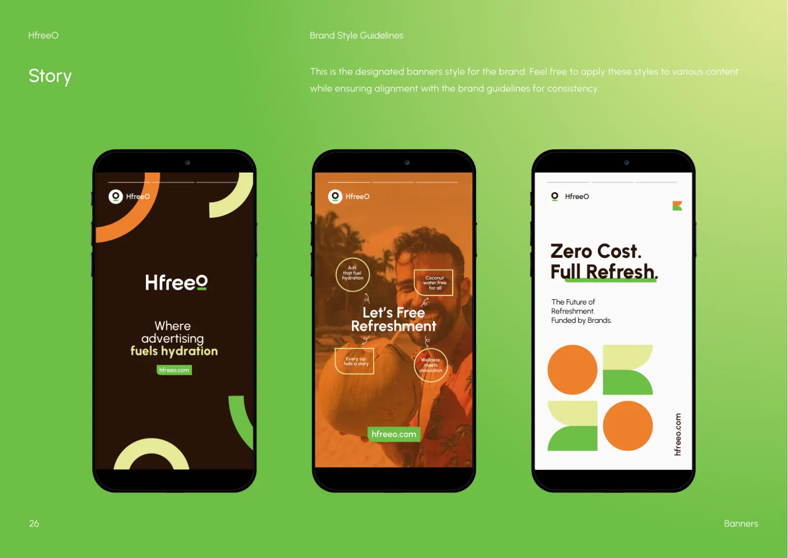 HfreeO Instagram story designs